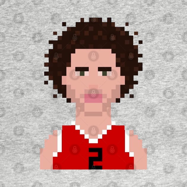 Lonzo ball 8bit by Roti Kodok Art